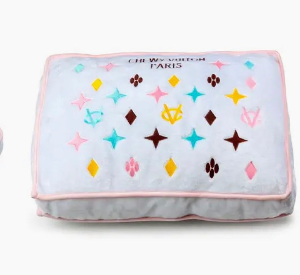 White Chewy Vuiton Bed