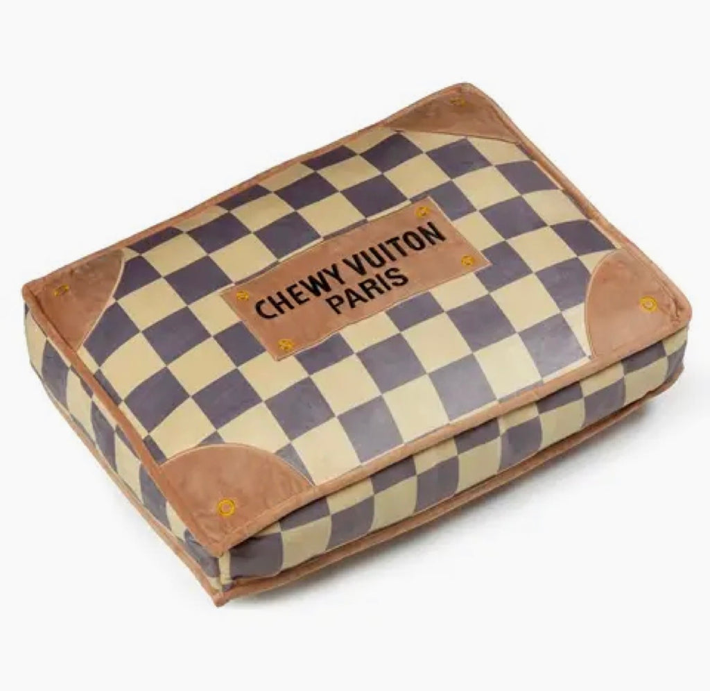 Checker Chewy Vuiton Bed