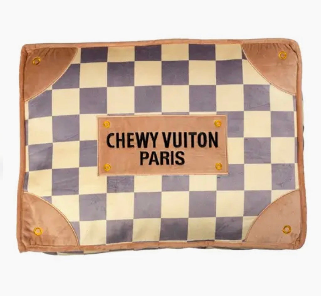 Checker Chewy Vuiton Bed