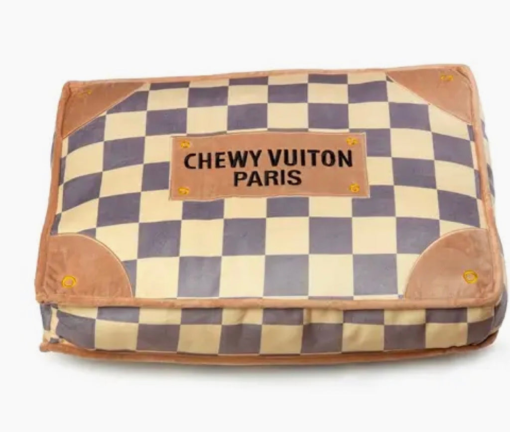 Checker Chewy Vuiton Bed