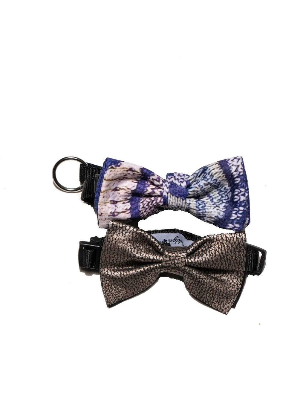 Custom Leather Bronze Bow Tie