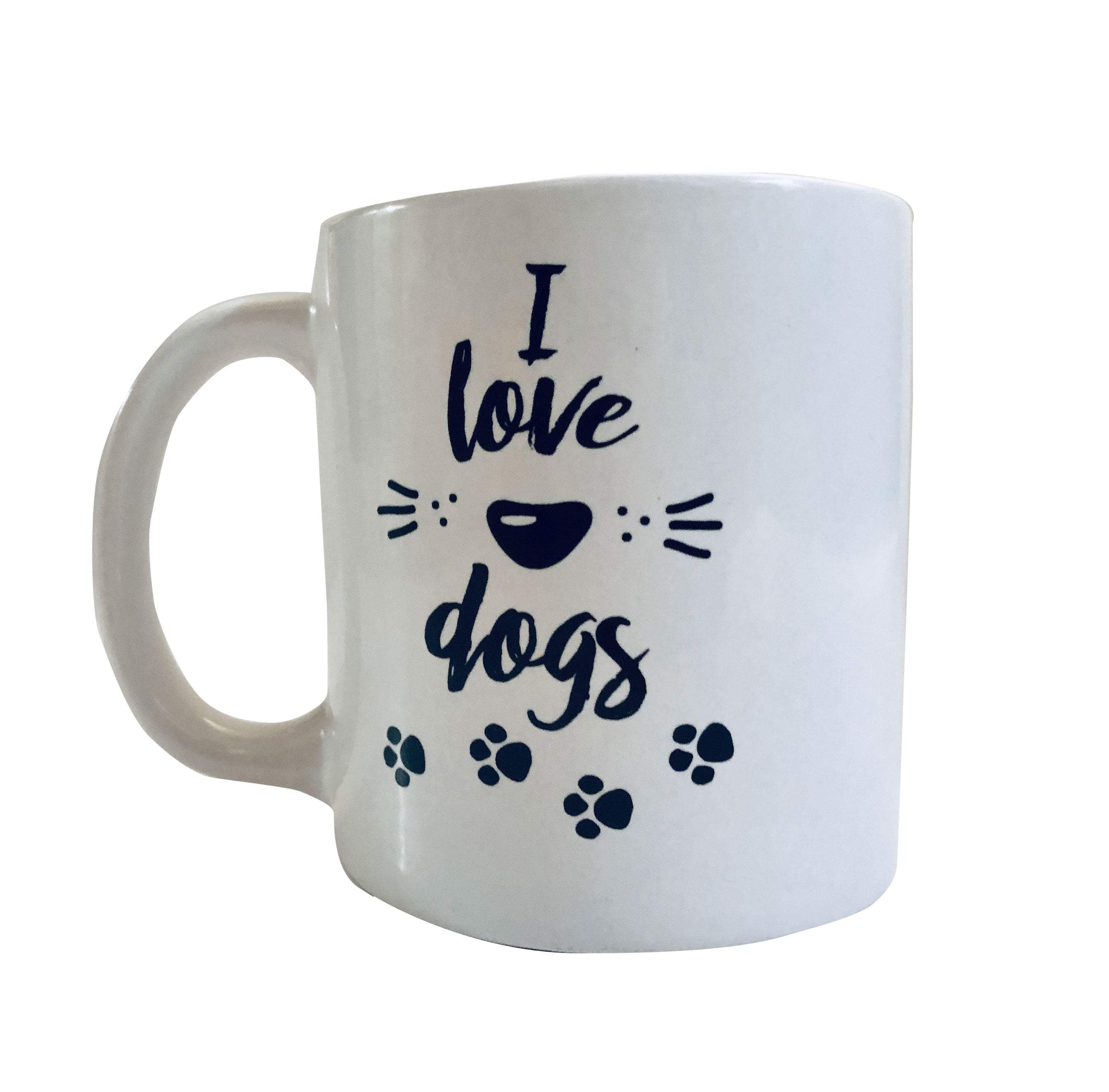 Brooklyn Bella "I Love Dogs" Dog Mug