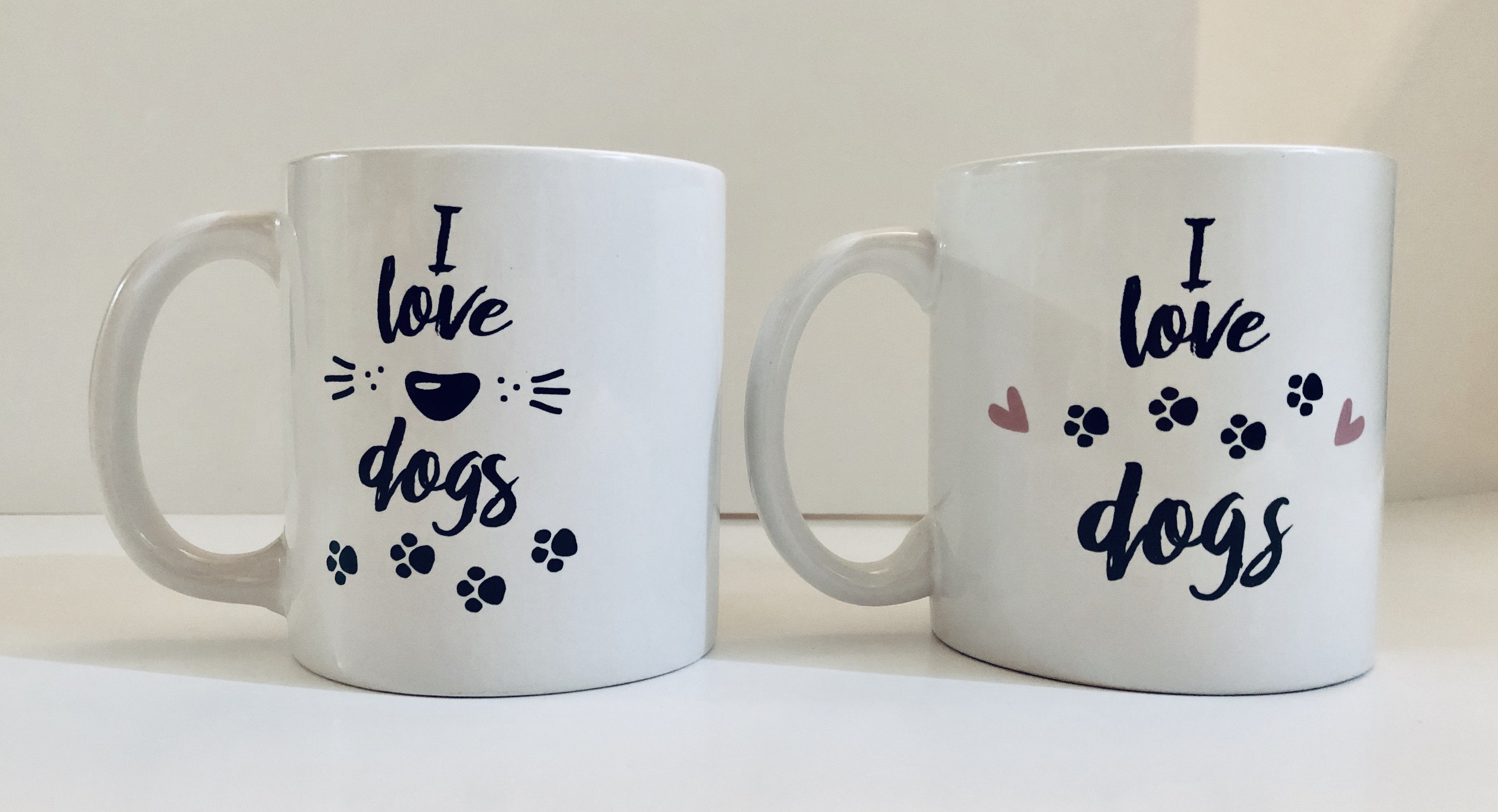 Brooklyn Bella "I Love Dogs" Dog Mug