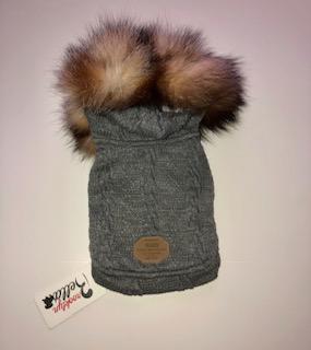 Brooklyn Bella Bleu Custom Sweater Jacket w/Hood