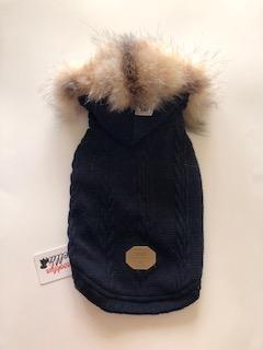Brooklyn Bella Bleu Custom Sweater Jacket w/Hood