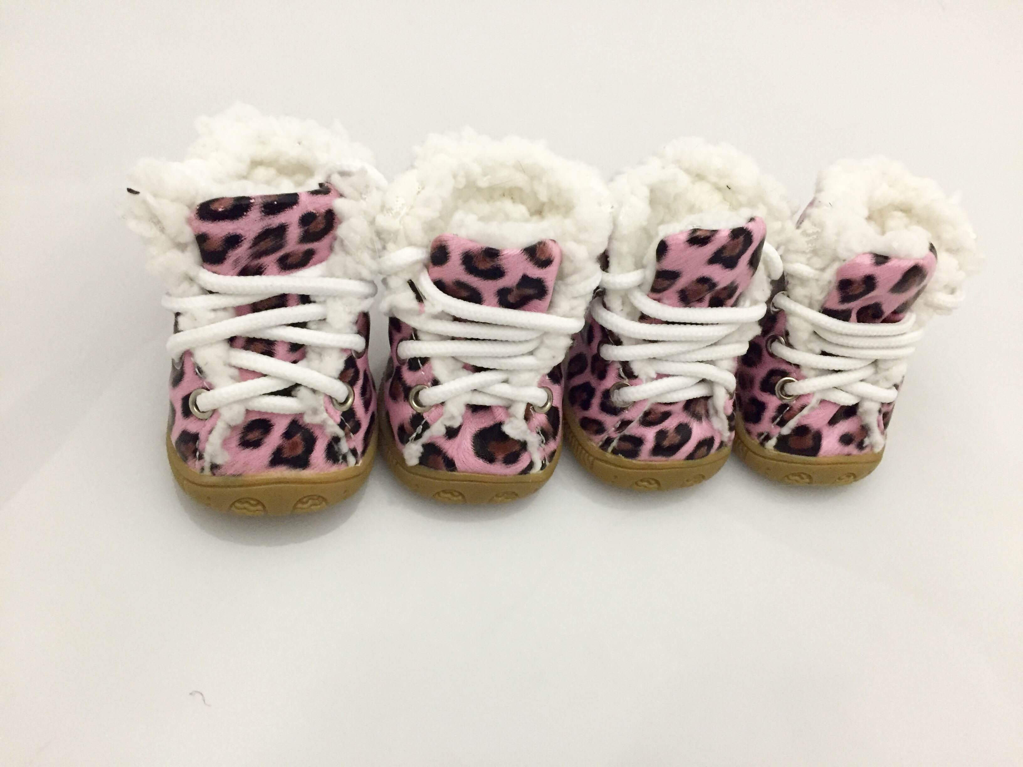 Brooklyn Bella Pink Cheetah Booties