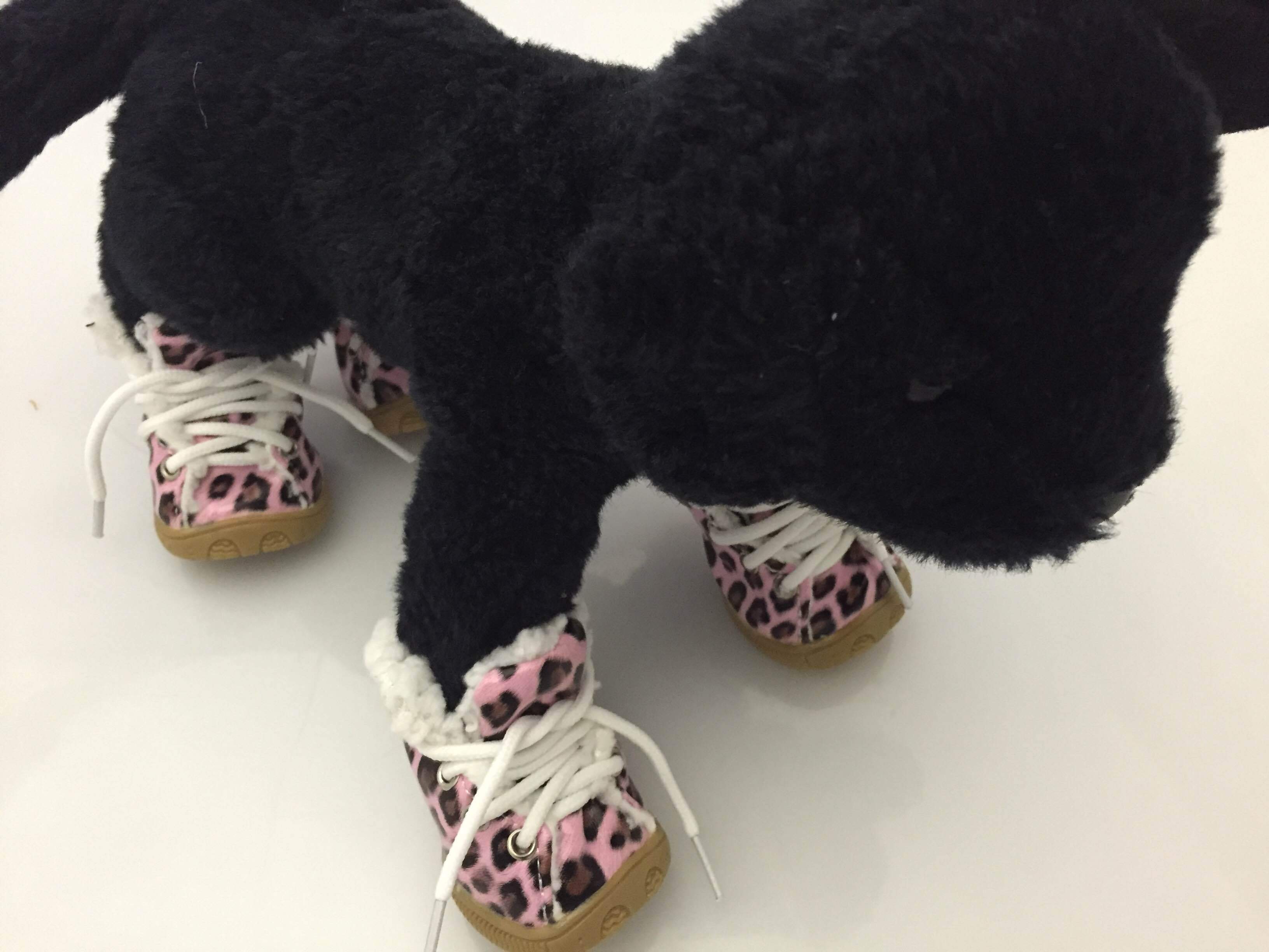 Brooklyn Bella Pink Cheetah Booties