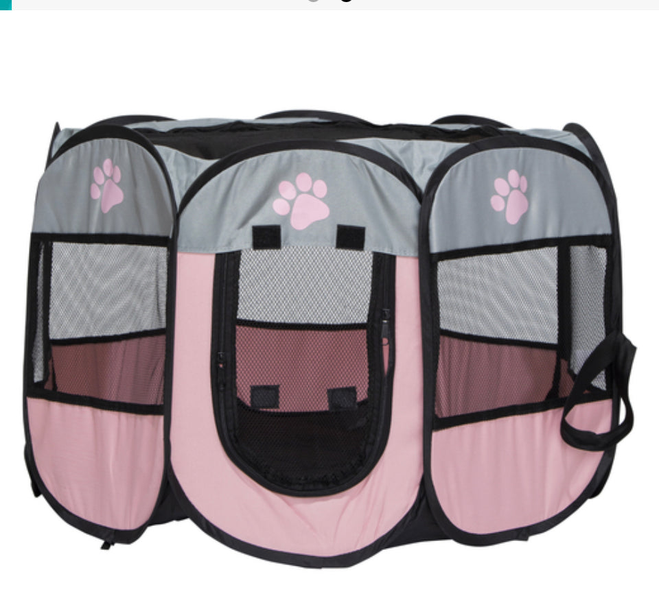 Brooklyn Bella Bleu Doggie Playpen