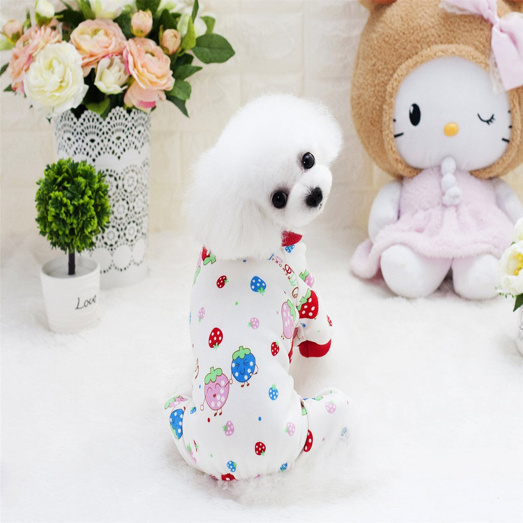 Strawberry Bella Puppy Pajamas