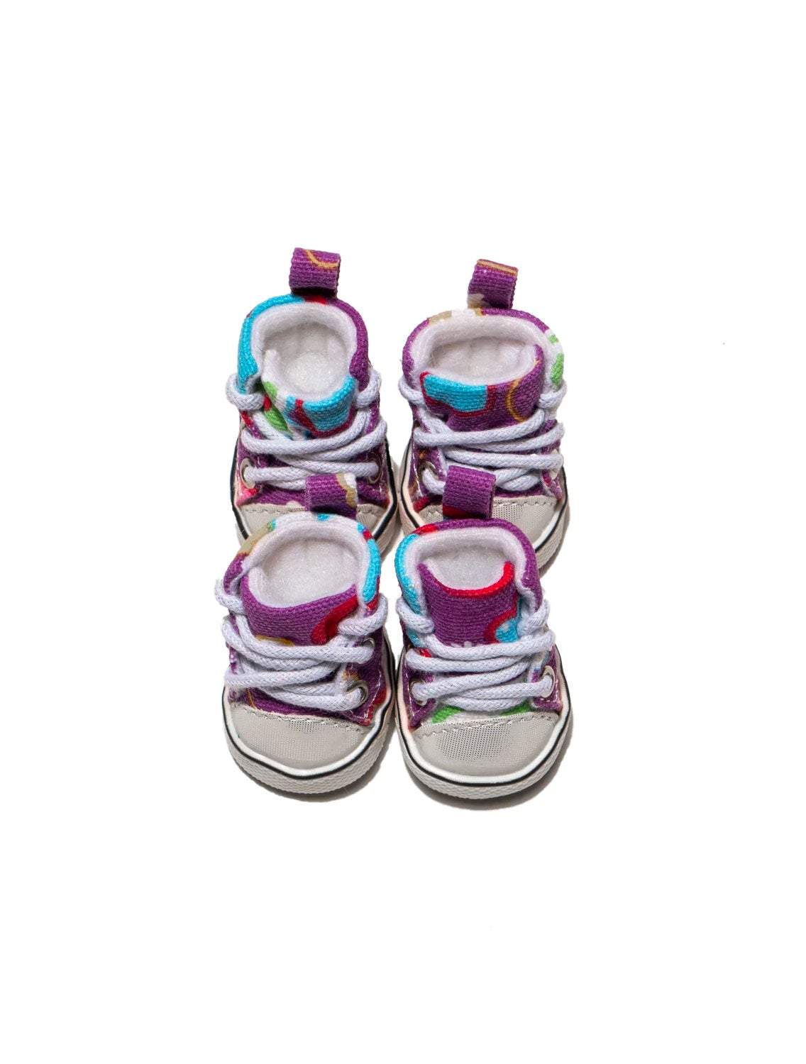Brooklyn Bella Purple Love Multi Color Chucks