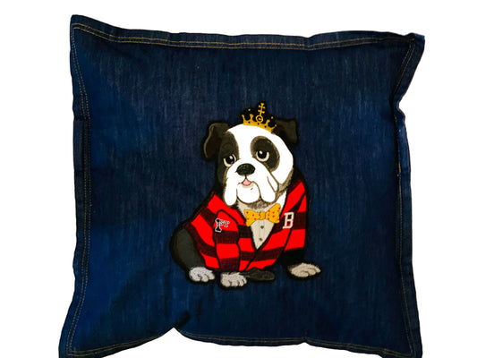 Brooklyn Bleu Denim Dog Pillow