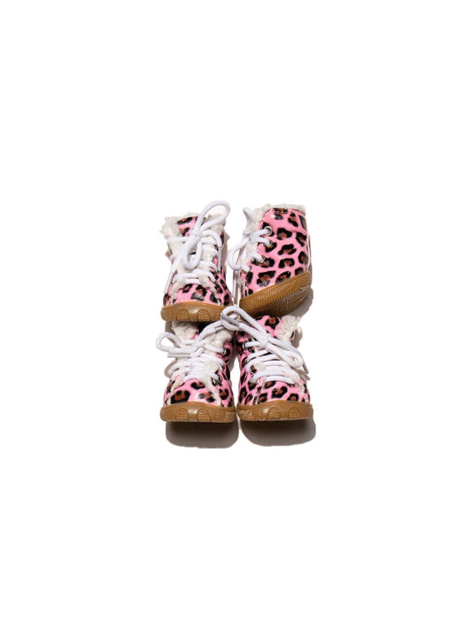 Brooklyn Bella Pink Cheetah Booties